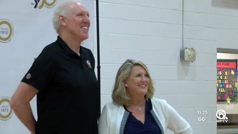 Bill Walton visits YMCA of South Palm Beach County