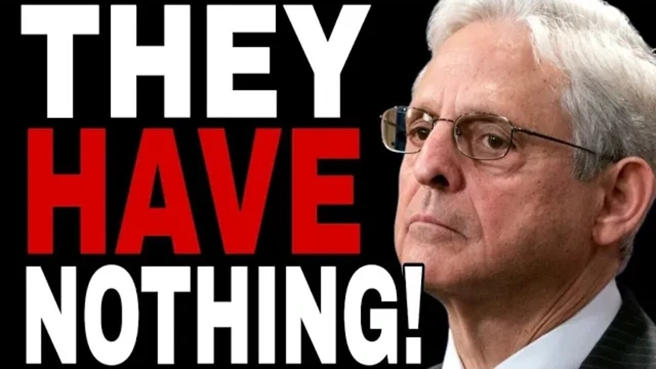 MERRICK GARLAND PANICS AND SAYS HE WILL NOT ARREST TRUMP BEFORE THE MIDTERMS