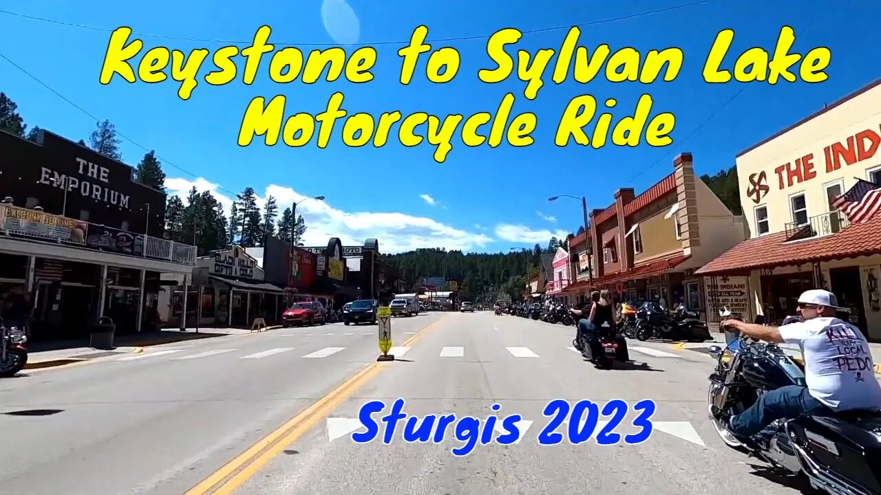 Keystone to Sylvan Lake Motorcycle Ride / Sturgis Motorcycle Rally