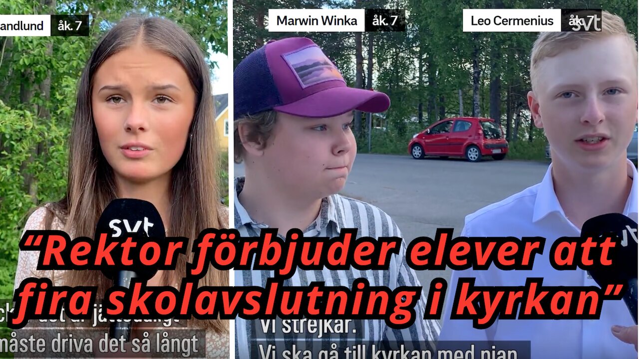 Bojkottar sin egen skolavslutning i protest - "Det här är kommunism"