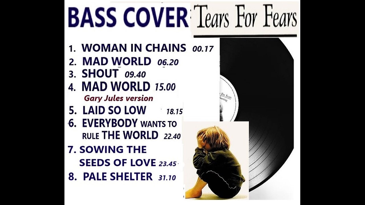 Bass cover TEARS FOR FEARS __ Chords, Lyrics, Clips, MORE