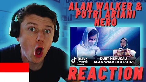 🇮🇩Putri Ariani X Alan Walker - Hero | IRISH REACTION | TIKTOK AWARDS INDONESIA 2023