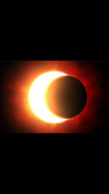 Look up and see the magic of the solar eclipse! 🌞🌑