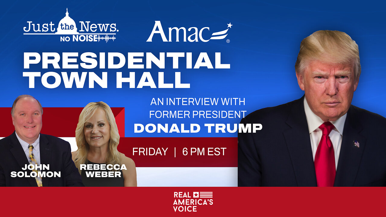 John Solomon and Guest Co-Host Rebecca Weber of AMAC Their 2024 Presidential Town Hall Series