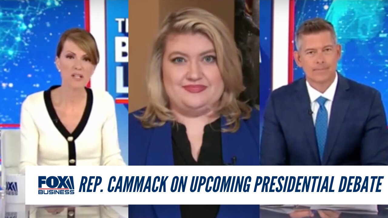 Rep. Cammack On Upcoming Presidential Debate