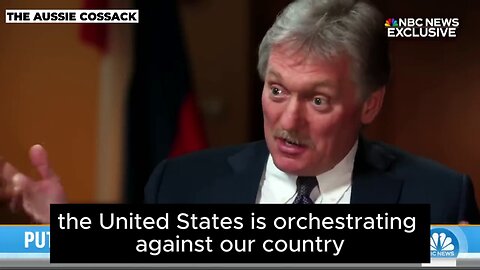 Dmitry Peskov on NBC: “It is a war against our country, and we will keep fighting"