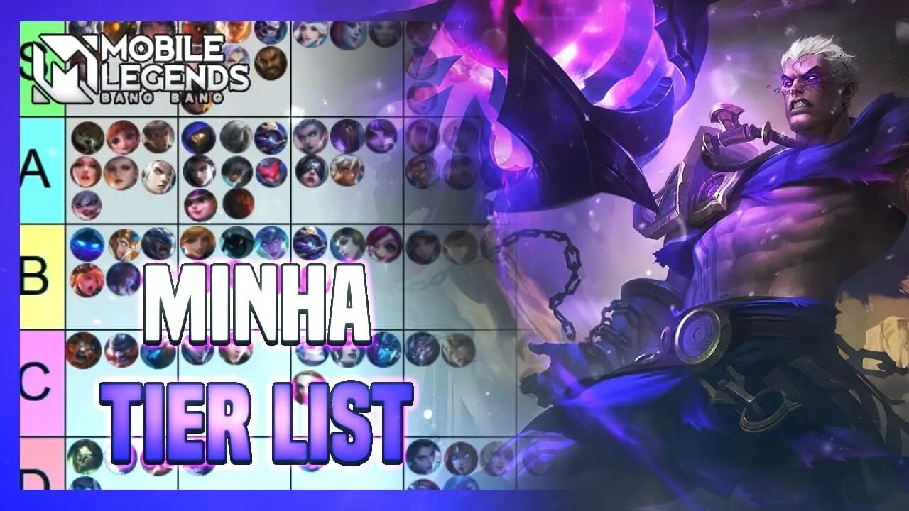 MINHA TIER LIST DE OUTUBRO 2021 | Mobile Legends