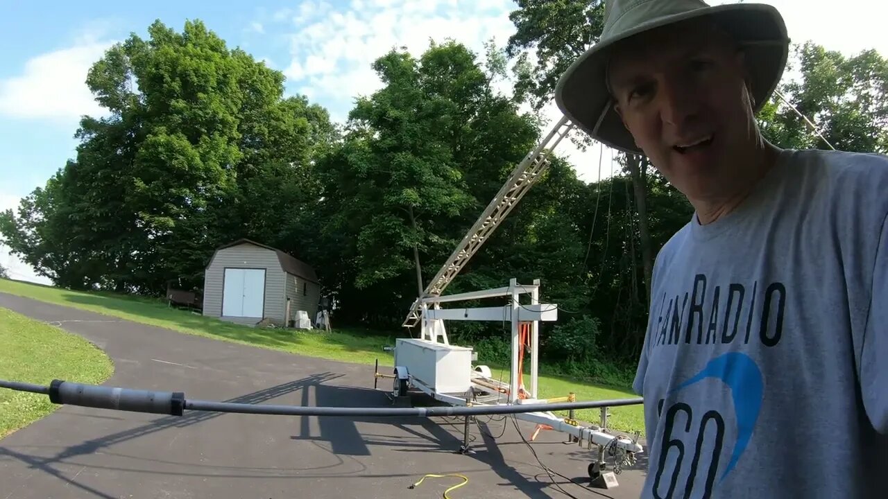 Working and testing the trailer in prep for field day.