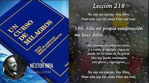 Lección 218 de Un Curso de Milagros