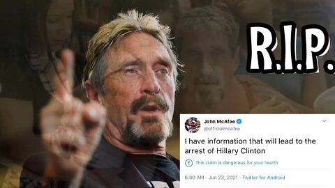 ZOO BOX Live (06/23/2021) - R.I.P. John McAfee; We Actually Knew Quite a Bit About Ye