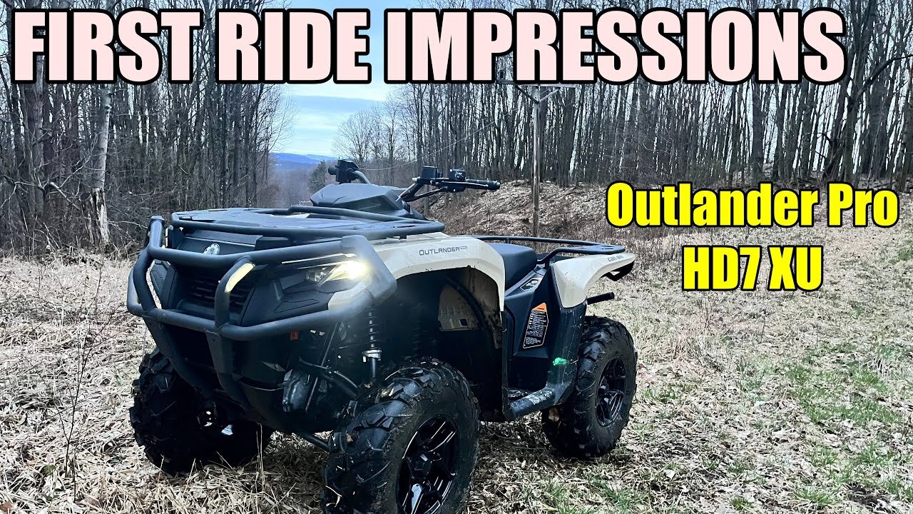 2024 Can Am Outlander Pro HD7 first ride impression