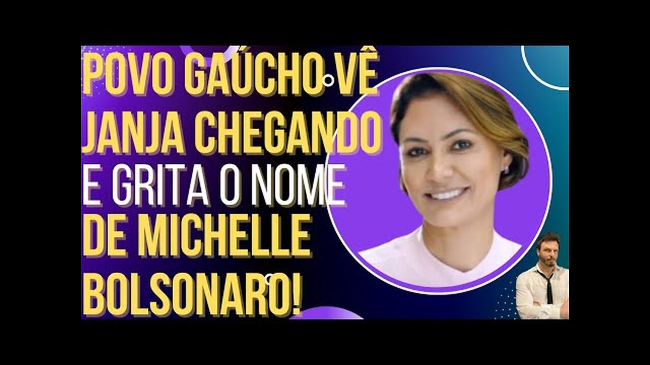 OI LUIZ - Janja é recebida aos gritos de "MICHELLE, MICHELLE" pelo povo gaúcho!