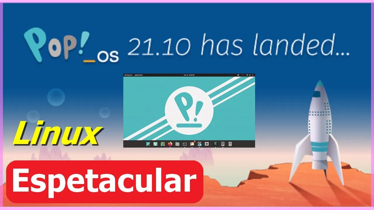 System76 Pop!_OS 21.10 distro linux gnome. Lançamento da nova versão está simplesmente Espetacular