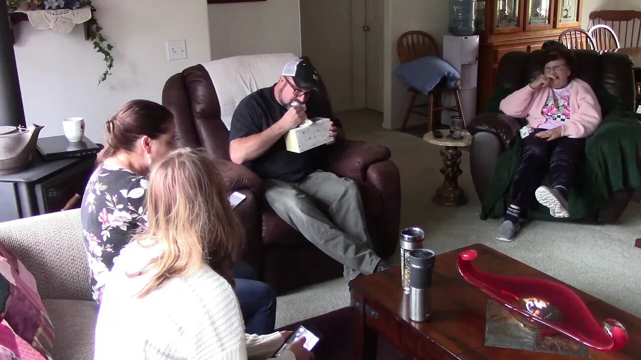 Highboy and Stephanie Fool Mom with Fake Tissue