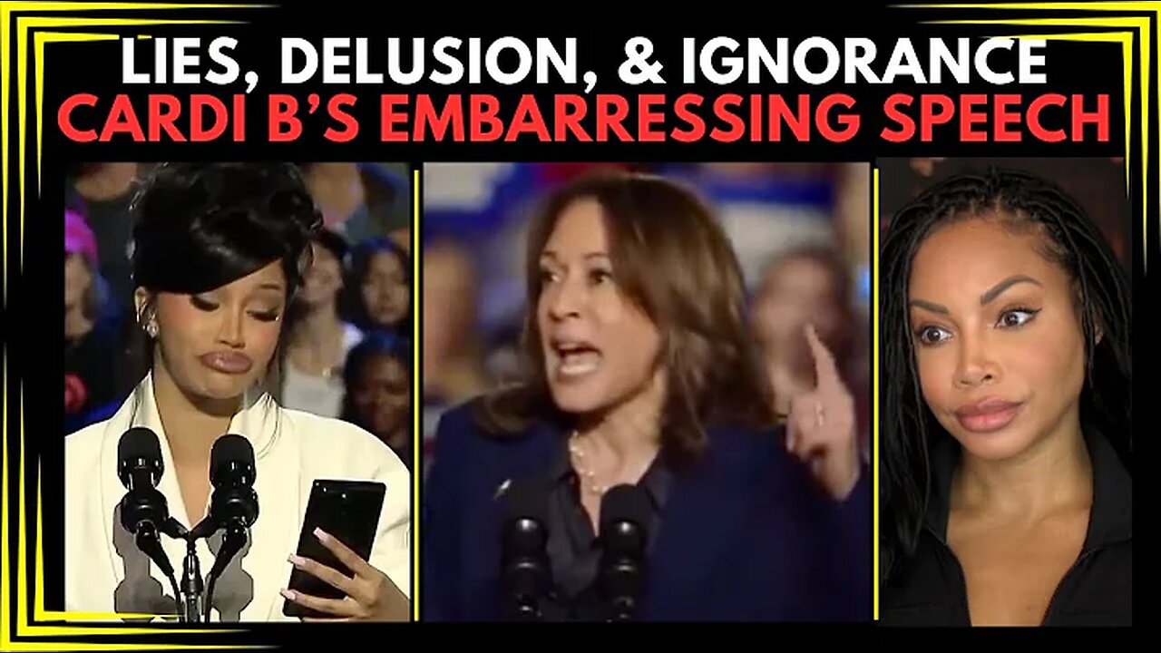 Kamala Desperately Pandering to Blacks. Cardi B EMBARRASSES Kamala at RALLY