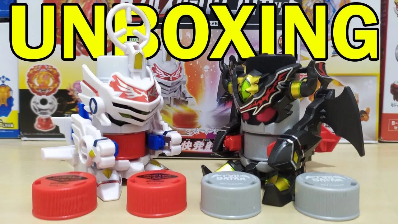 Abrindo BOT-26 W SPARKLING SET | CAP REVOLUTION BOTTLEMAN | UNBOXING, ANÁLISE E TESTES | キャップ革命ボトルマン