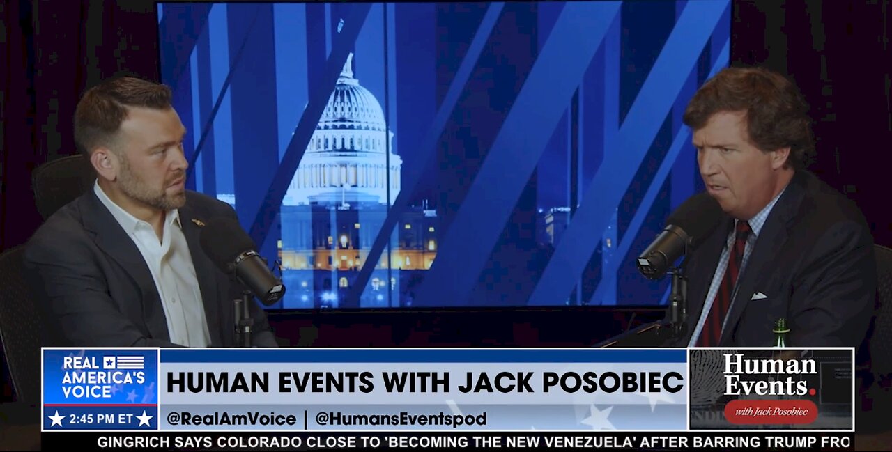 HUMAN EVENTS EXCLUSIVE SIT-DOWN INTERVIEW WITH TUCKER CARLSON