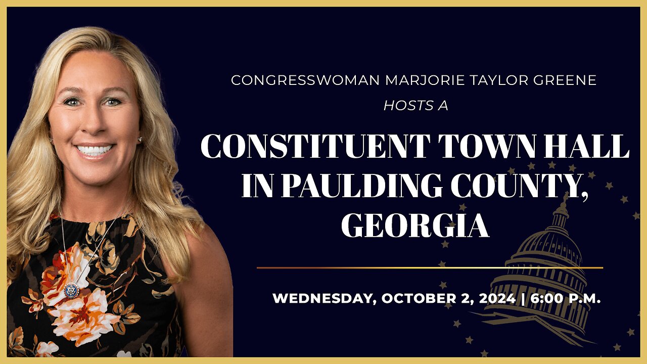 Congresswoman Marjorie Taylor Greene Holds a Constituent Town Hall in Paulding County, GA