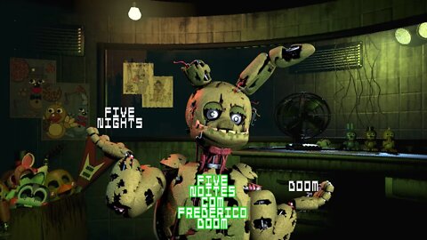 Cinco noitadas o Springtraposo - Five Nights at Freddy's 3 Doom