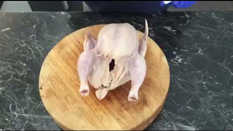 How to debone a whole chicken