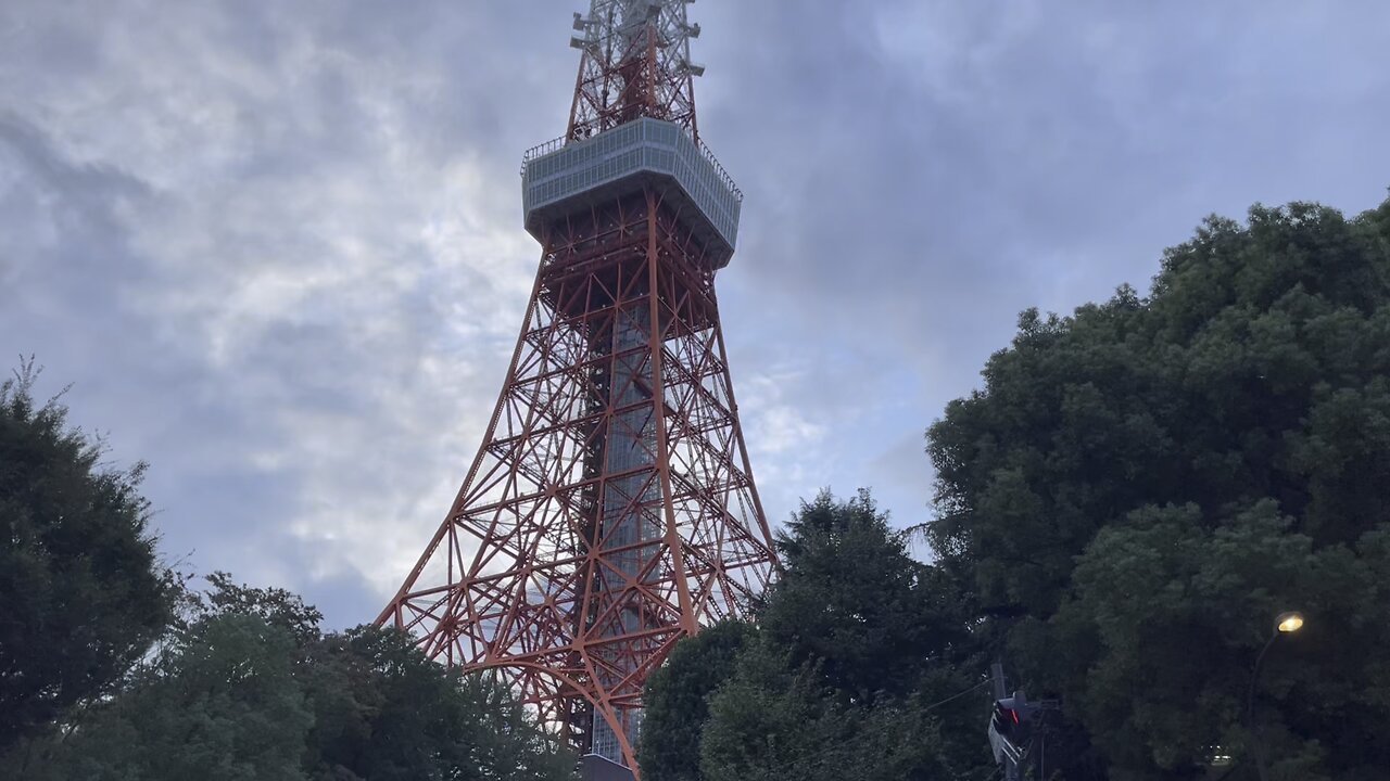 Tokyo Tower Tower in Minato, Japan 4k