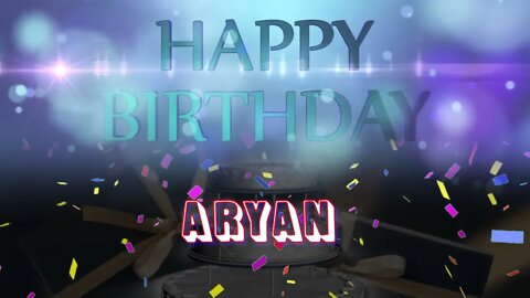 Wish you a very Happy Birthday Aryan from Birthday Bash