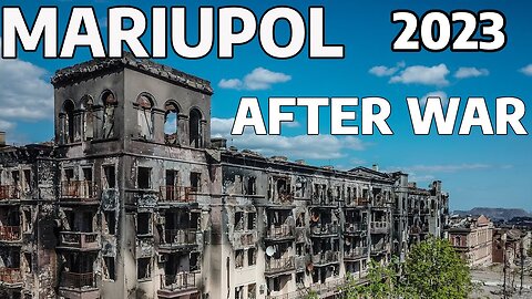 IL CENTRO DI MARIUPOL AD APRILE 2023 DOPO LA GUERRA FINITA A MAGGIO 2022 E VINTA DAI RUSSI E DAI FILO-RUSSI CONTRO I NAZISTI UCRAINI FINANZIATI DALL'OCCIDENTE E DAL VATICANO DOCUMENTARIO