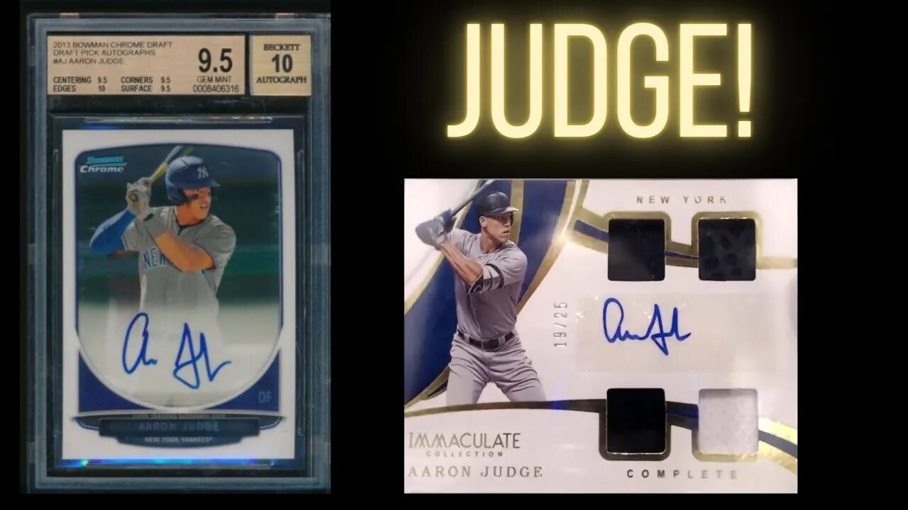 BEST AARON JUDGE CARD PULLS EVER!