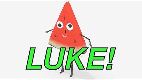 Happy Birthday LUKE! - WATERMELON Birthday Song