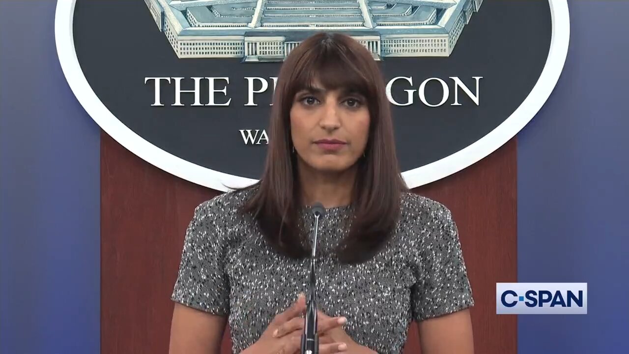 What do you notice about Biden's Deputy Pentagon Press Secretary, Sabrina Singh?