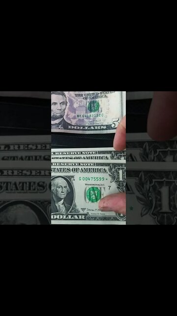 Always check your change... even the paper money