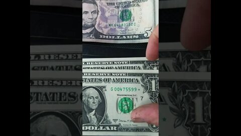 Always check your change... even the paper money