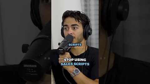 You need to STOP using sales scripts..