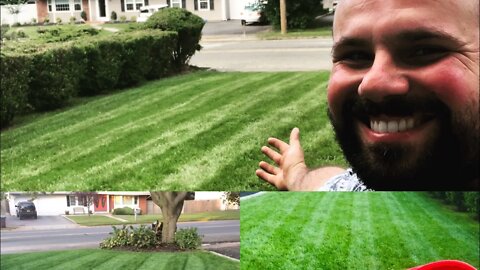 Long Island Lawn Care VLOG14 How To Make Your Neighbors Hate Lawn Striping BURN THEM IN! Timemaster