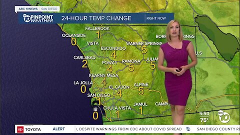 ABC 10News Pinpoint Weather with Meteorologist Leah Pezzetti