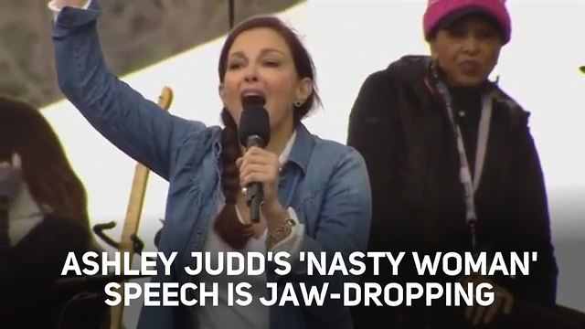 Ashley Judd kills it at the Women's March on Washington