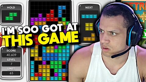 Tyler1 Shows His TETRIS Skills [Tyler1 vs Erobb221 Variety Training]