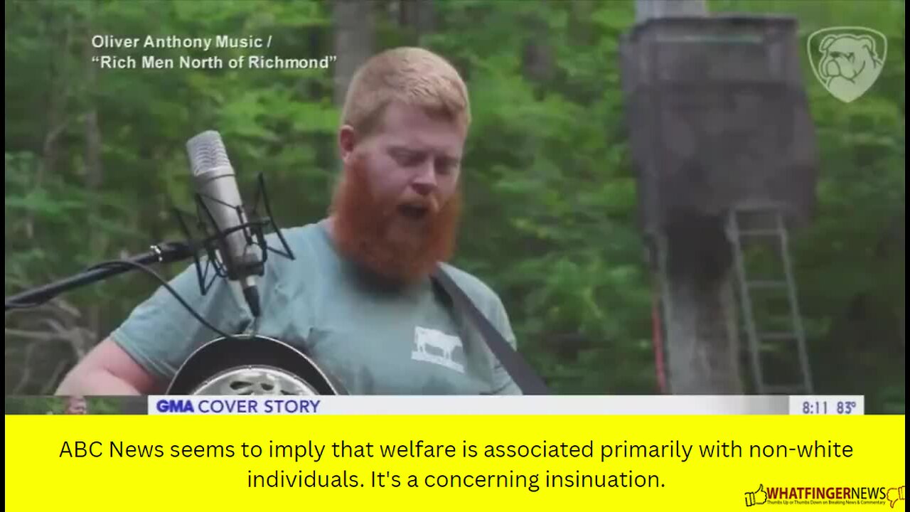 ABC News seems to imply that welfare is associated primarily with non-white individuals.