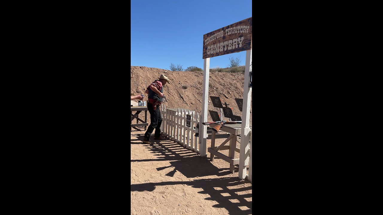 Will Two-Gun Adams, Gunfighter Category, AZ State 2023, Tombstone #singleaction #shooting #guns