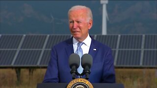 President Joe Biden delivers remarks at NREL in Golden