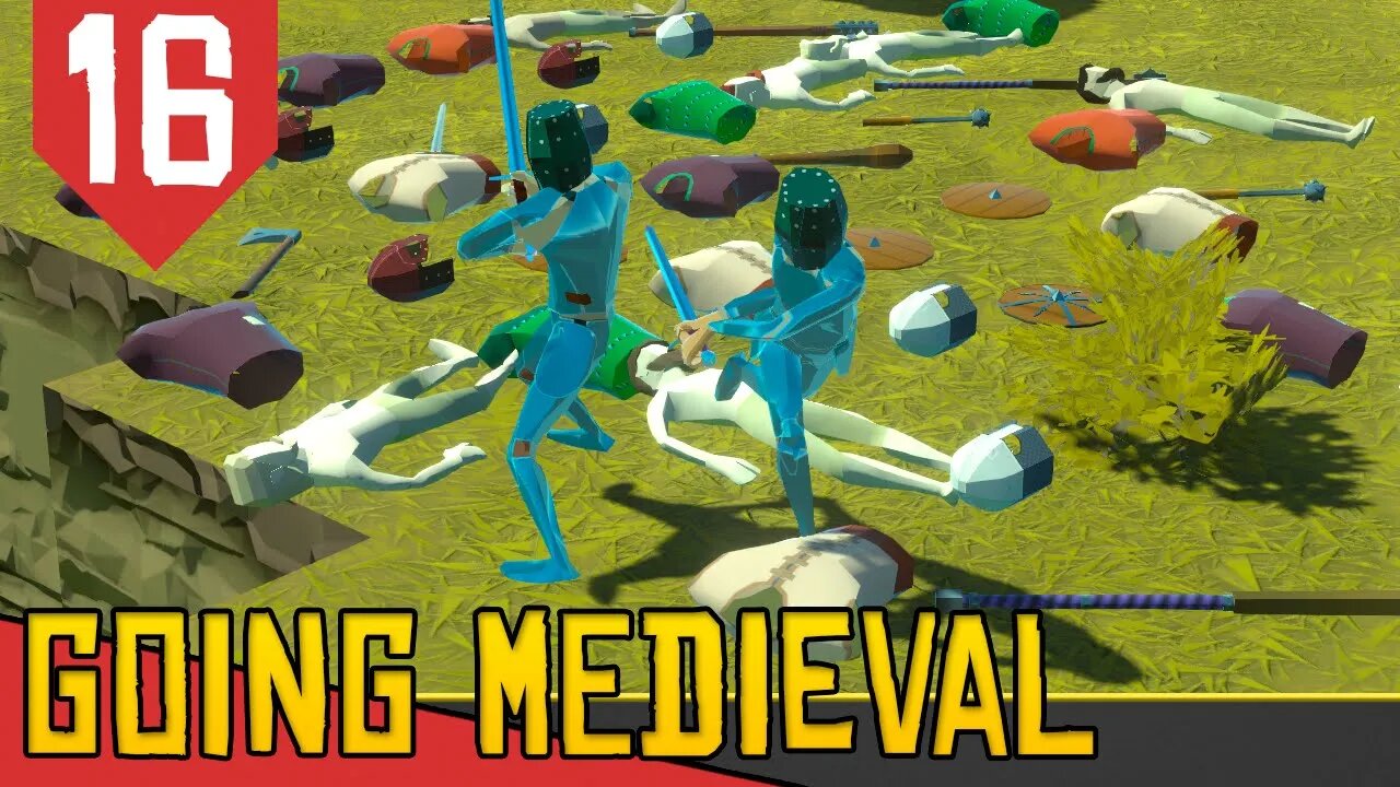 DEUS VULT com CAVALEIROS MEDIEVAIS DE ARMADURA - Going Medieval #16 [Série Gameplay Português PT-BR]