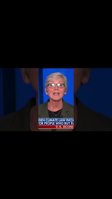 Energy Secretary Jennifer Granholm is a sales women - GET YOUR SOLAR PANELS NOW! 30% OFF!