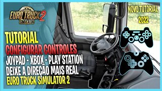 COMO CONFIGURAR CONTROLE XBOX PLAY STATION NO EURO TRUCK SIMULATOR 2 TUTORIAL 2022