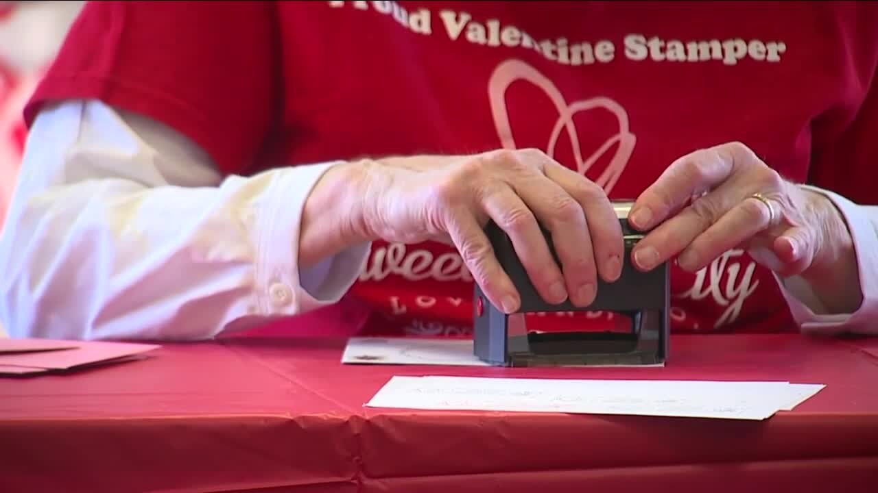 For 76th year, the ladies of Loveland stamp Valentine's Day cards from all over the world