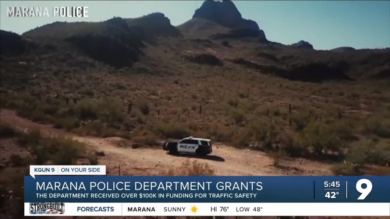 Marana Police Department awarded over $100K