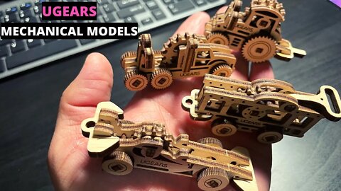 UGEARS Mechanical Models - Four really cool Models, Watch me Assemble them.