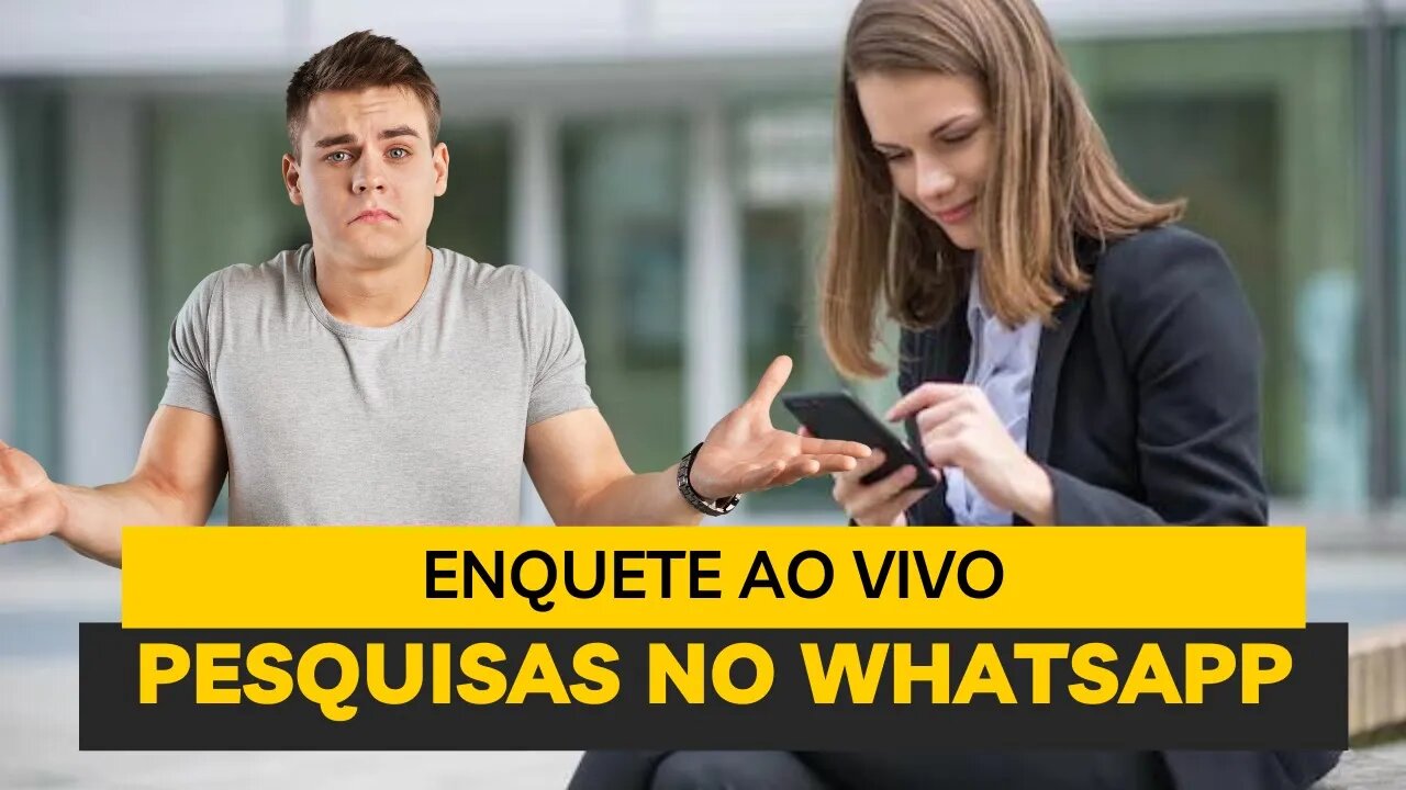 😱 Lula ou Bolsonaro - Pesquisa ELEITORAL [AO VIVO] - Que tal fazer a sua pesquisa como vc quiser?