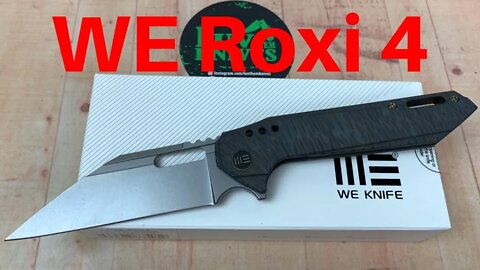 WE 916A Roxi 4 Todd Knife & Tool Design It’s big and it ROX !!
