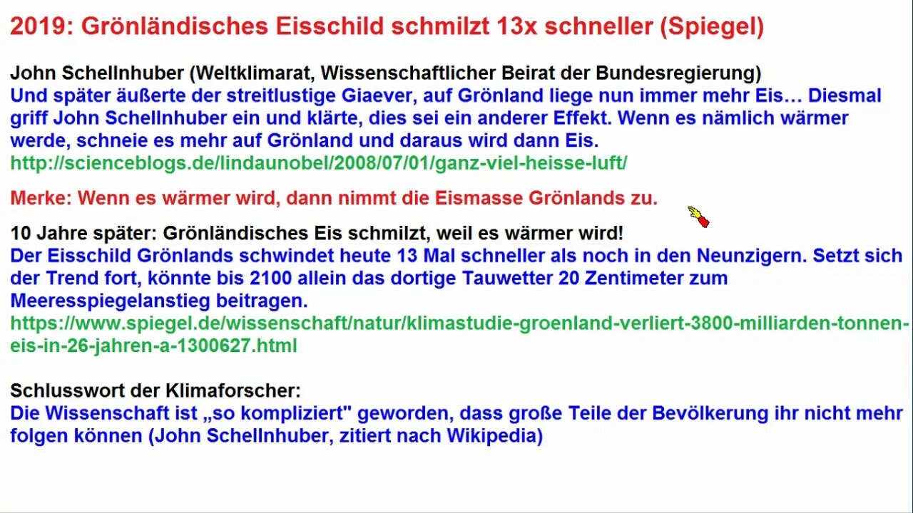 Klimamärchen für Erwachsene ►Grönland Eis schmilzt 13x schneller als früher