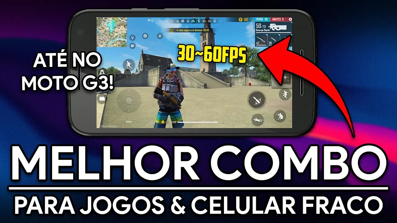 MELHOR COMBO PARA JOGOS EM CELULARES FRACOS! | Método com ROOT